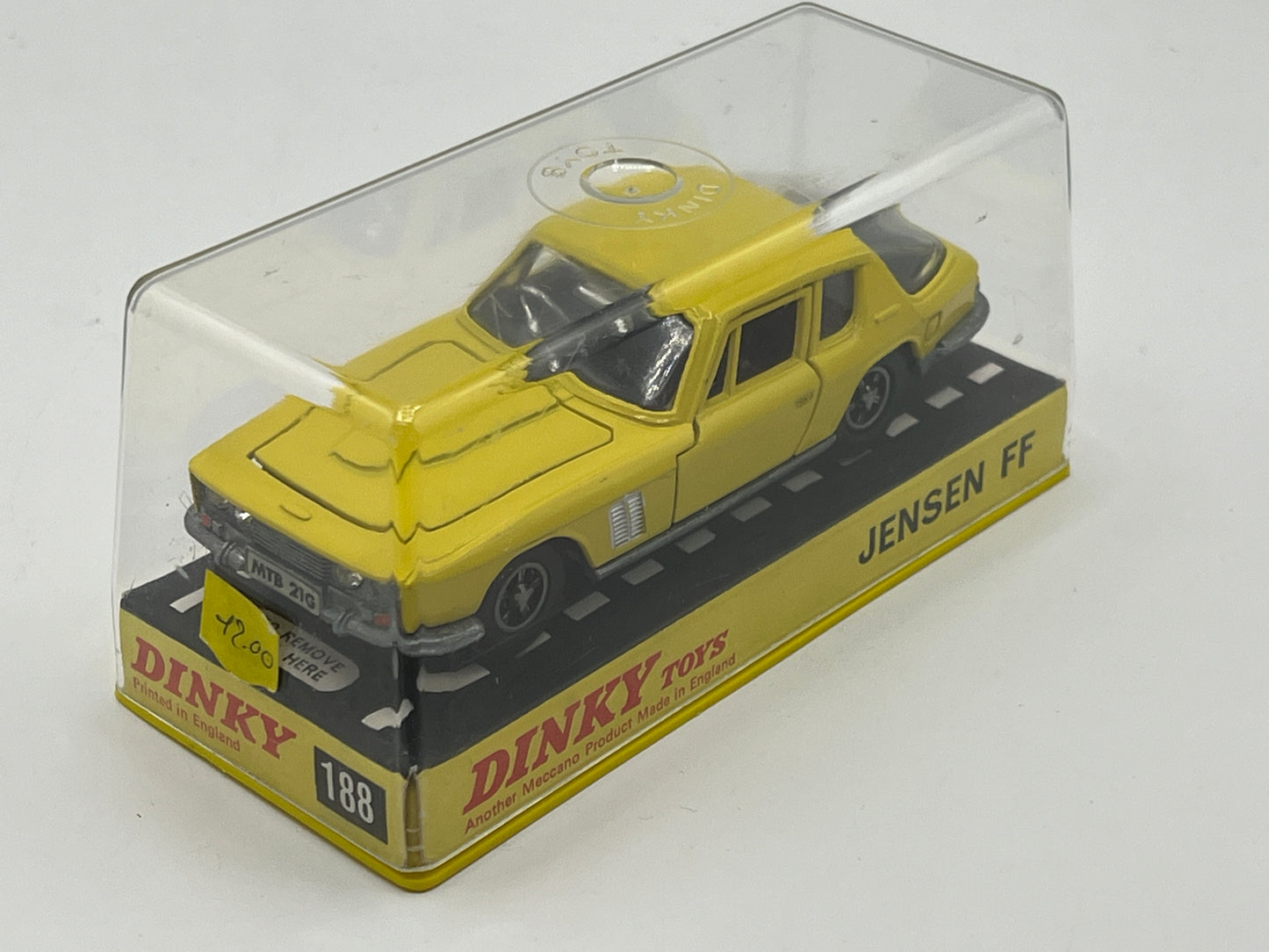 DINKY TOYS MODEL No.188 JENSON FF SALOON CAR "PERSPEX BOX