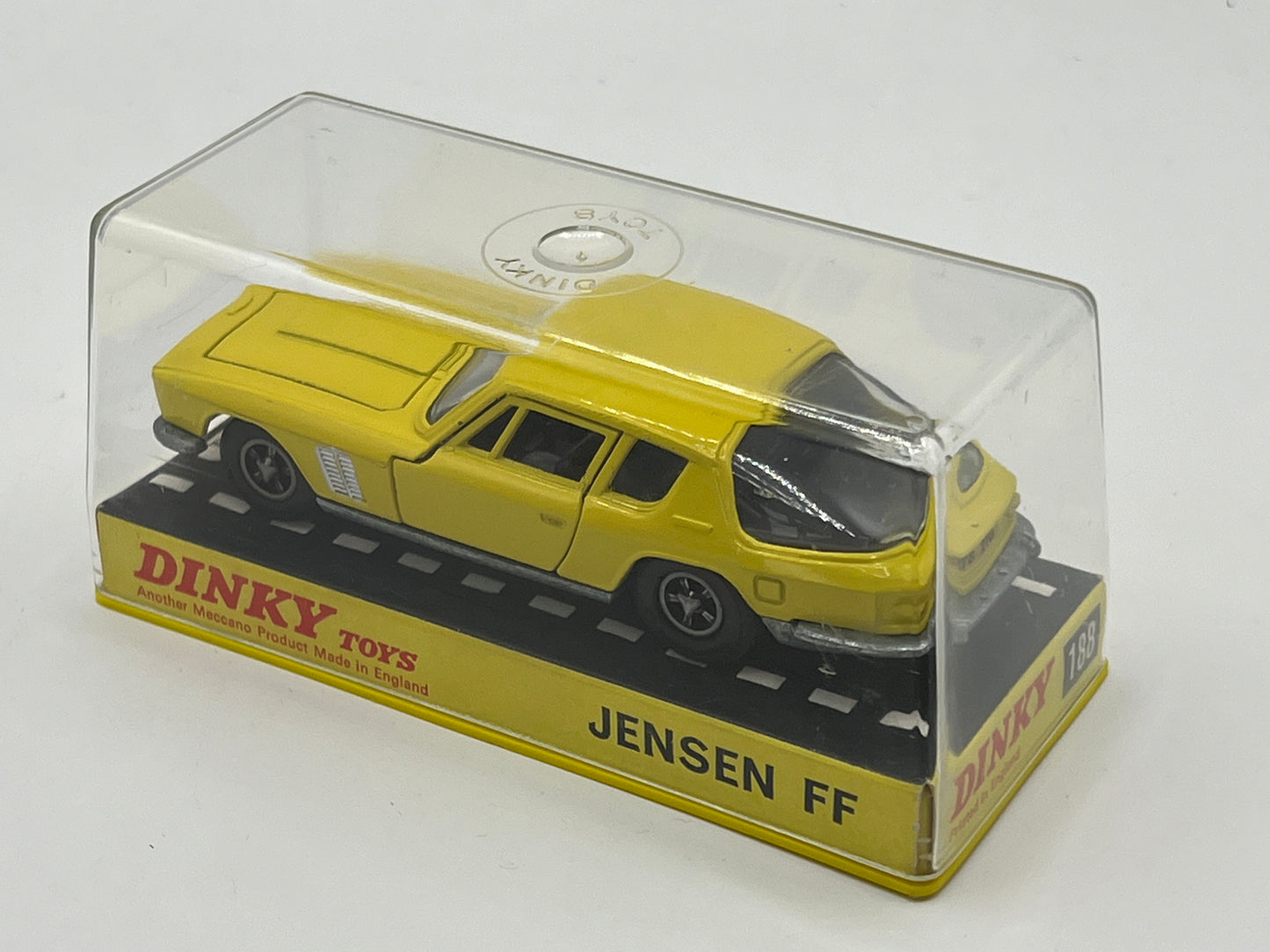 DINKY TOYS MODEL No.188 JENSON FF SALOON CAR "PERSPEX BOX