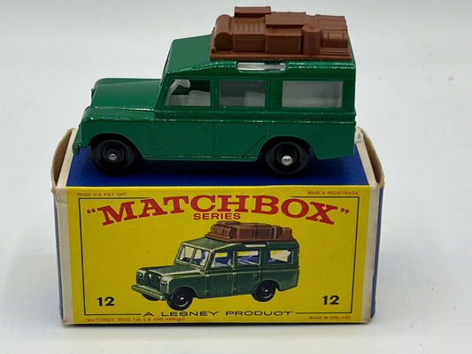 Matchbox Series Lesney No. 12 - Land Rover Safari with original box.