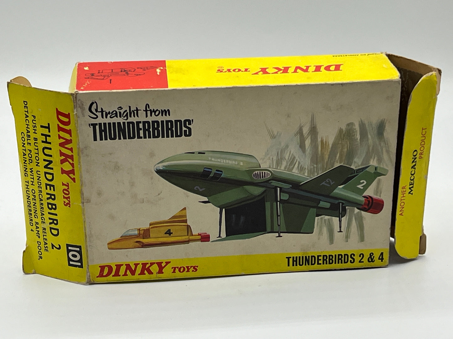 Dinky 101 early Thunderbird 2 w/ Thunderbird 4 Boxed *original*