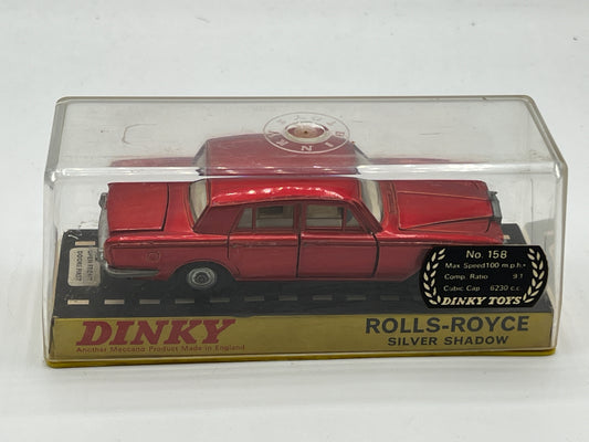 Dinky Toys 158 Rolls Royce Silver Shadow - Metallic Red - original Boxed